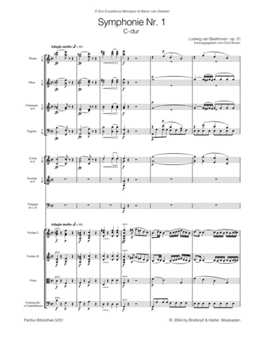 Symphony No. 1 in C major Op. 21