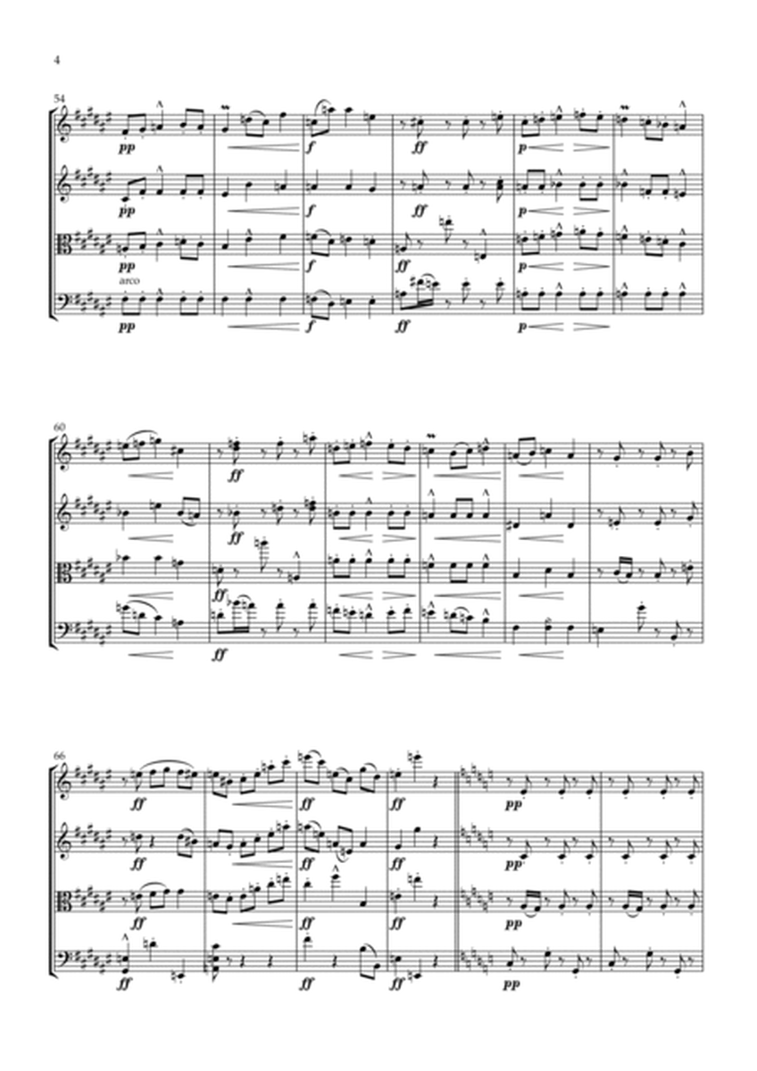 Seguidillas arranged for String Quartet image number null
