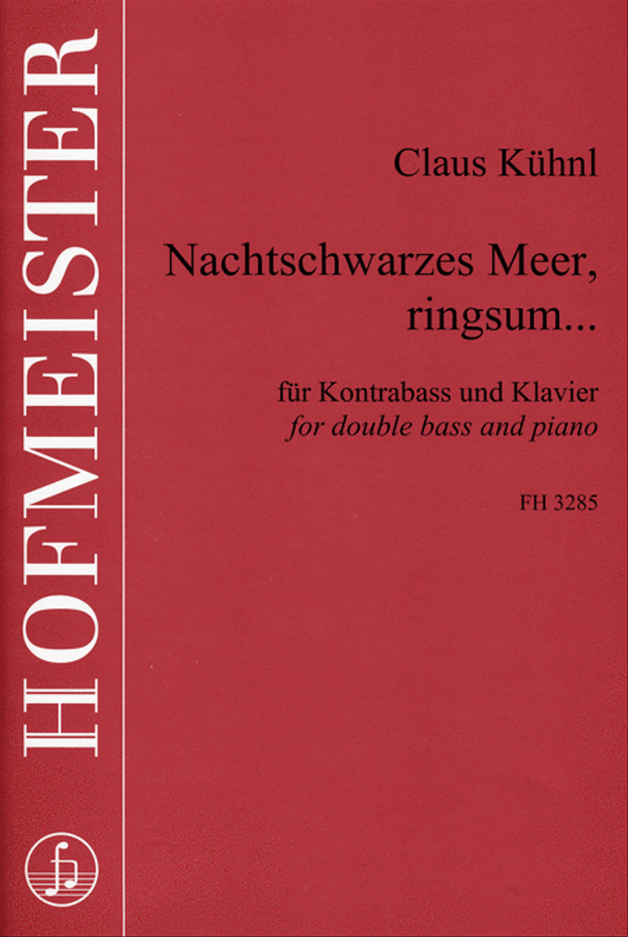 Nachtschwarzes Meer, ringsum …. Double Bass scores gallery preview page 1