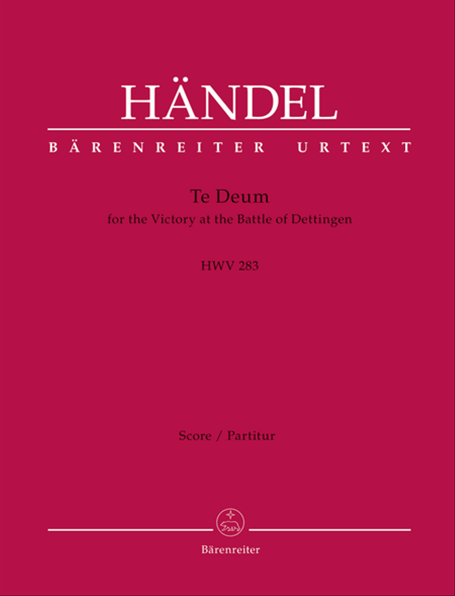 Te Deum for the Victory at the Battle of Dettingen HWV 283 SSATB scores gallery preview page 1