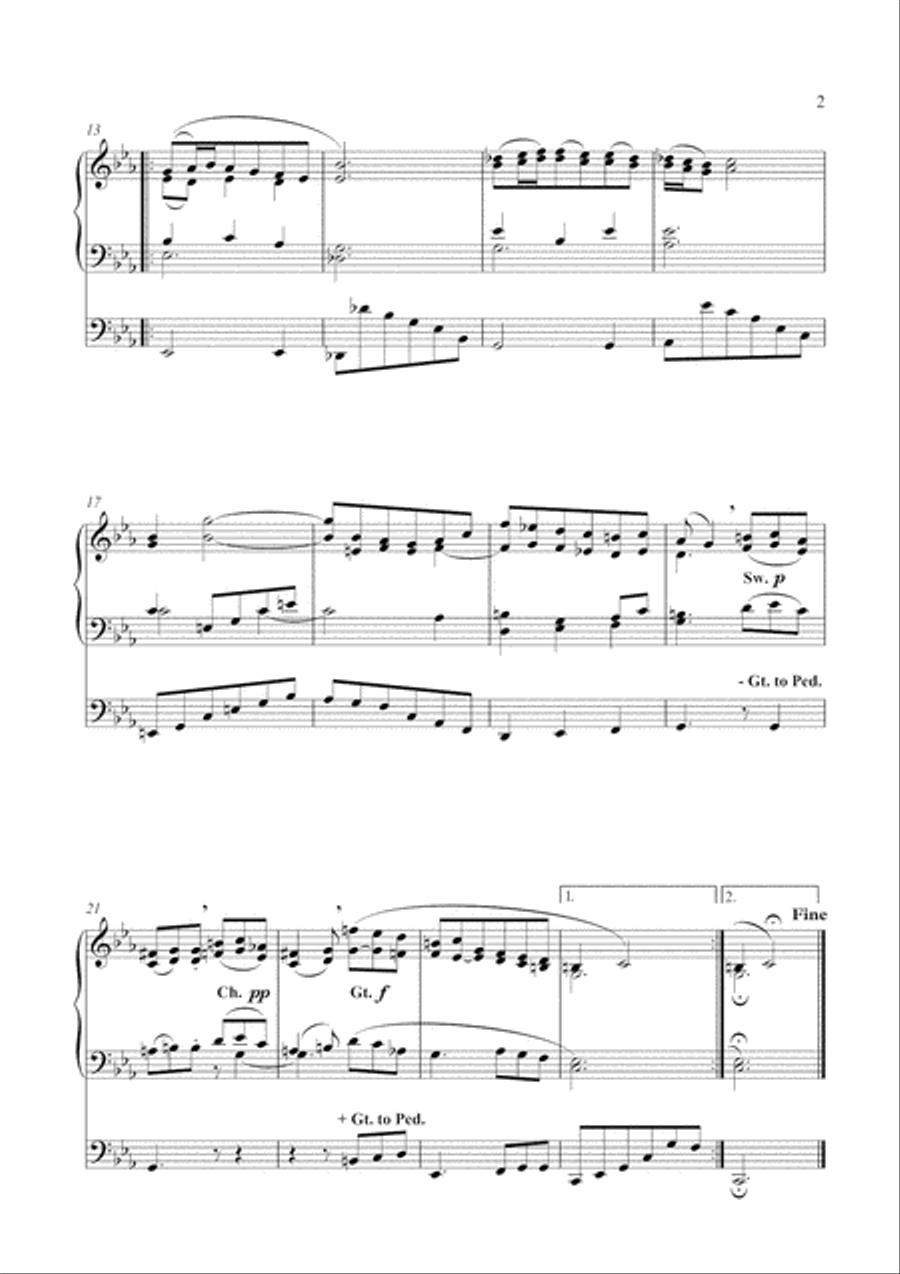 Wir setzen uns mit Tränen nieder, from St Matthew Passion, BWV 244 Organ scores gallery preview page 3