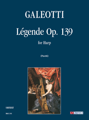 Book cover for Légende Op. 139 for Harp