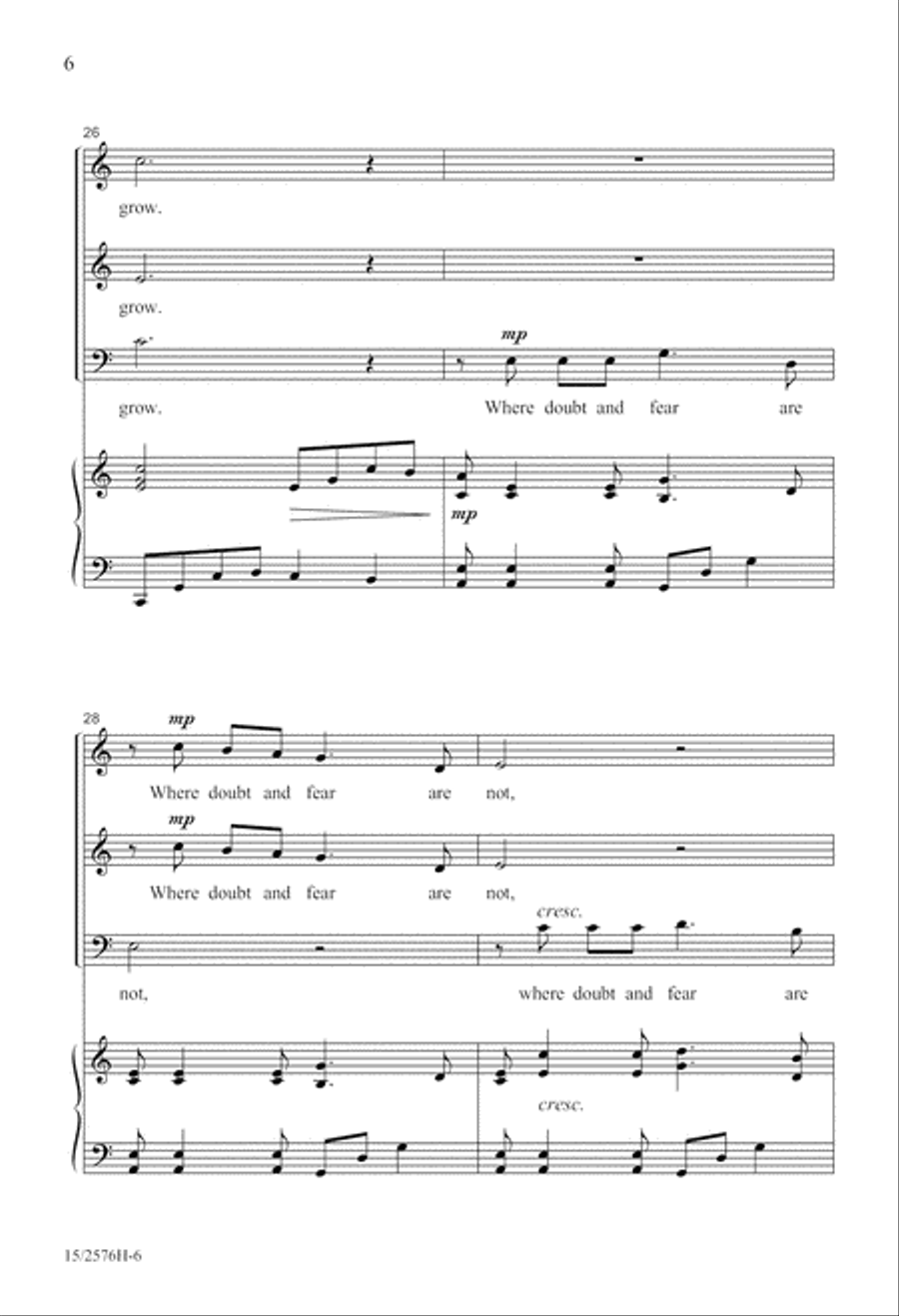 Hold Fast Your Dreams! 3-Part scores gallery preview page 6