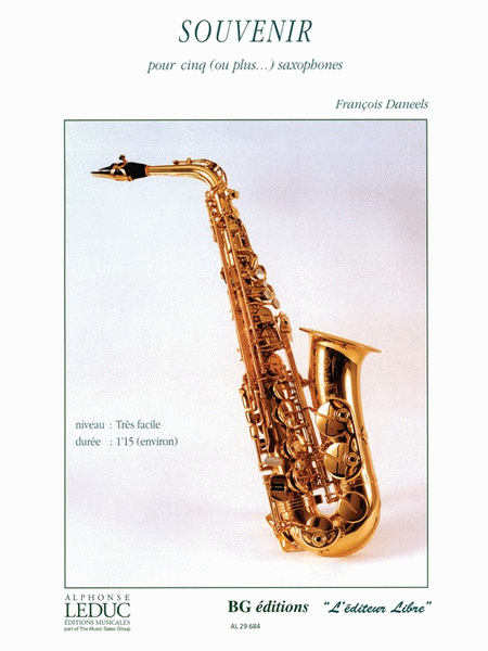 Souvenir (saxophone Ensemble (5 Or More))