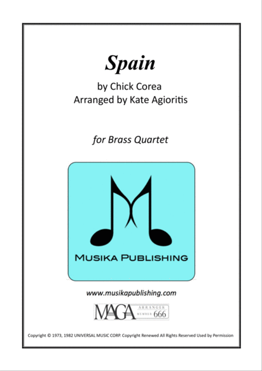 Spain Brass Quartet scores gallery preview page 1