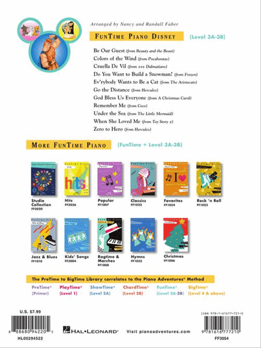 FunTime® Piano Disney Piano Method scores gallery preview page 8