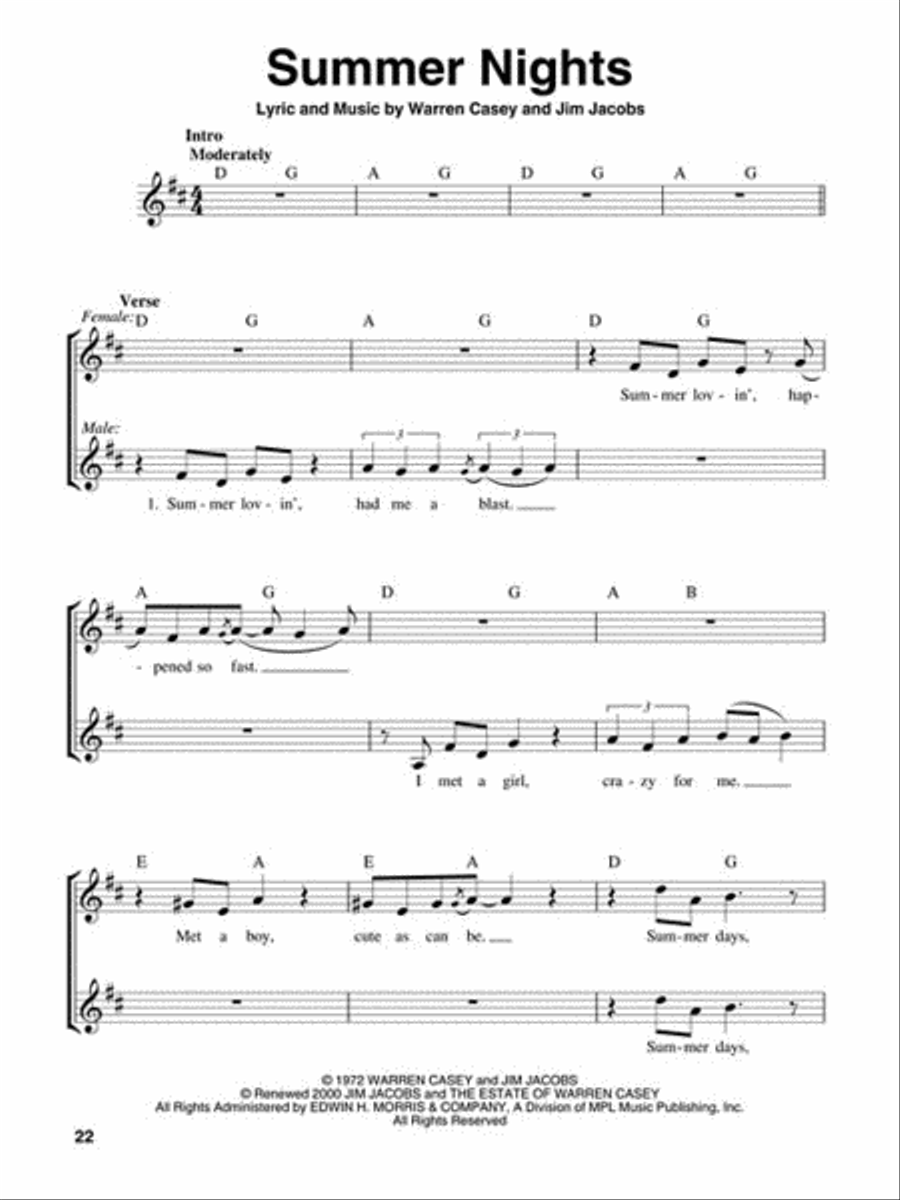 Grease Voice scores gallery preview page 4