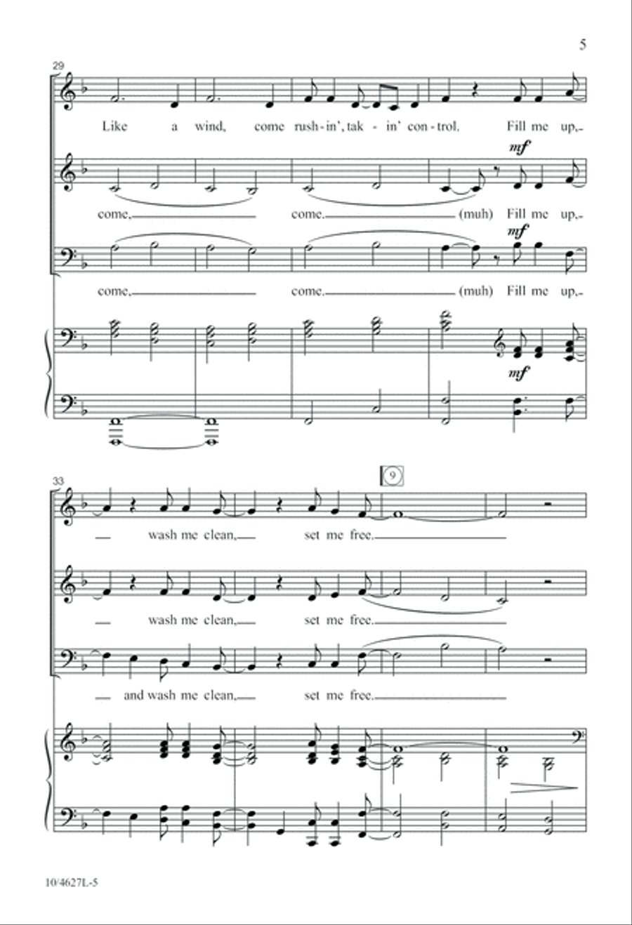 Come, Holy Spirit Come, Holy Spirit 3-Part scores gallery preview page 5