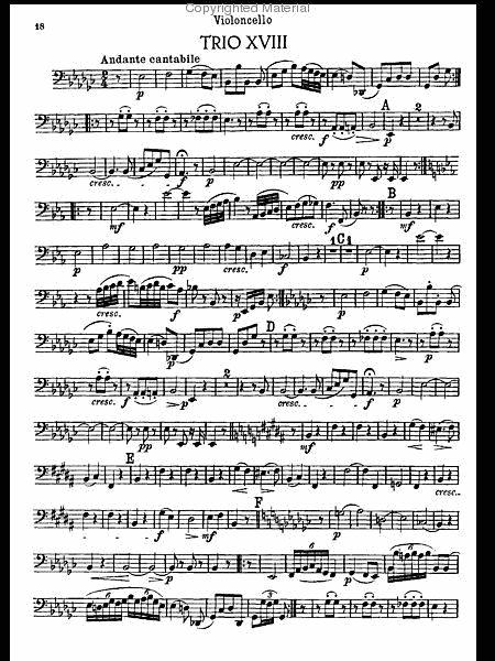 Trios for Violin, Cello and Piano, Volume 4