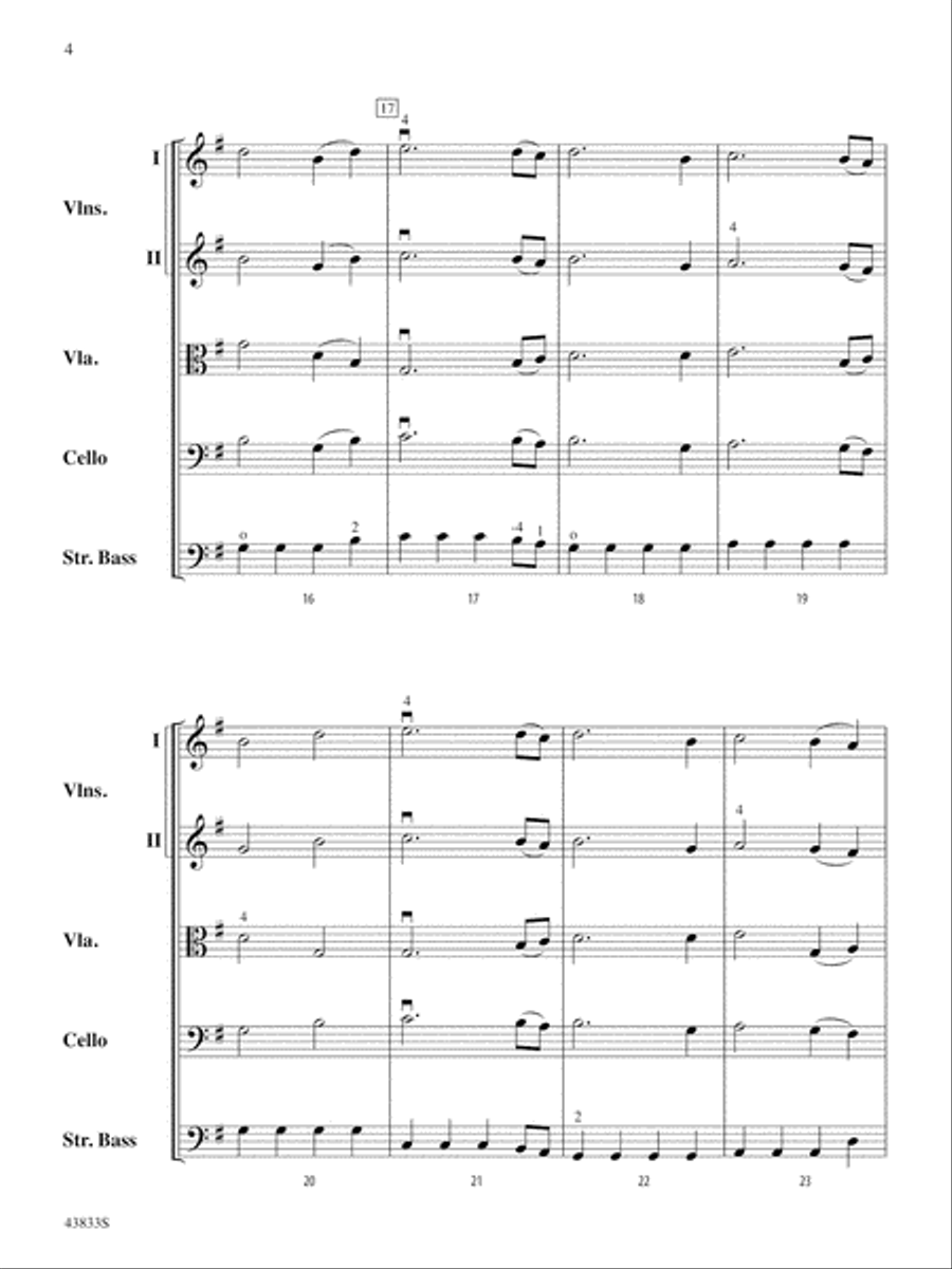 Pirate's Code: Score String Orchestra scores gallery preview page 4