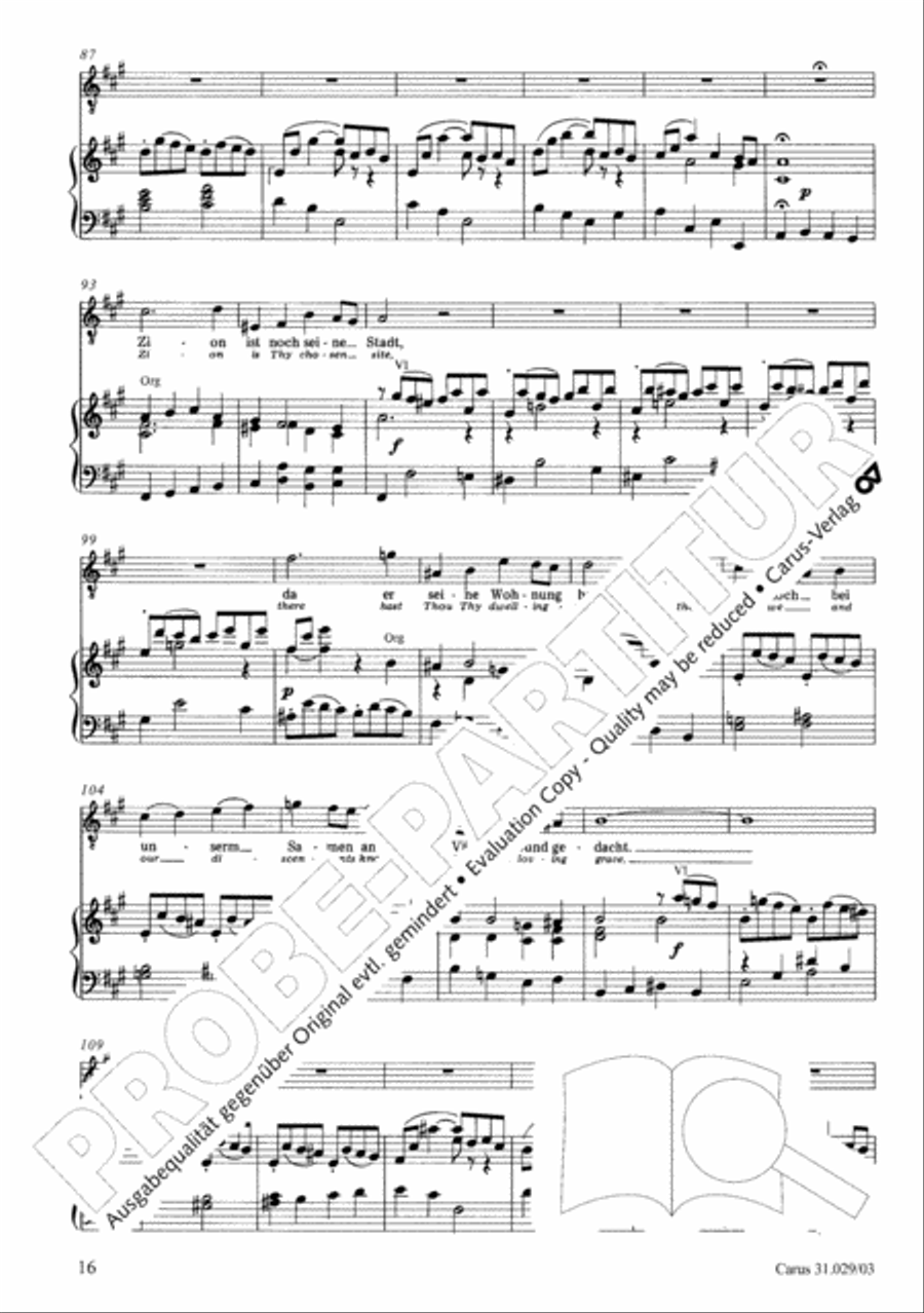 We thank Thee, Lord, God, we thank Thee, Lord (Wir danken dir, Gott, wir danken dir) 4-Part scores gallery preview page 17