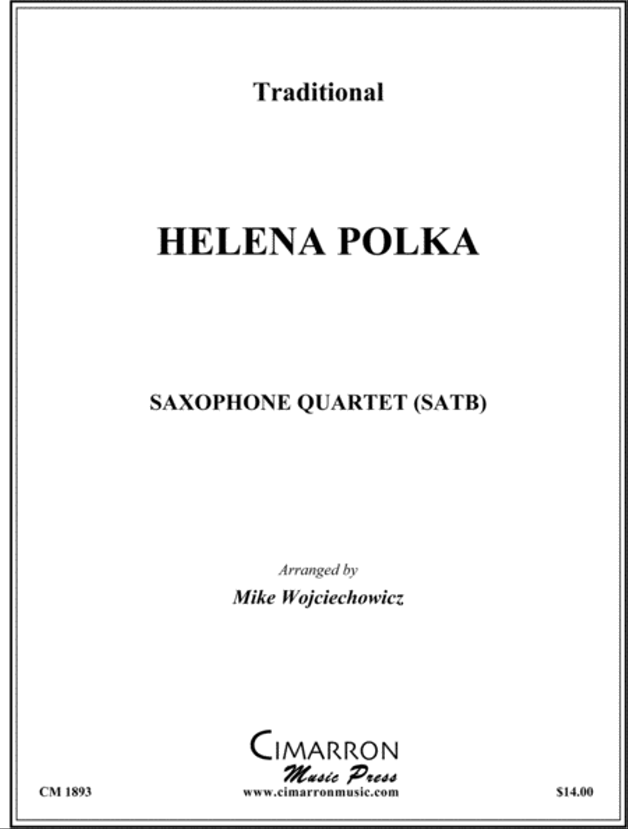 Helena Polka Saxophone Quartet scores gallery preview page 1