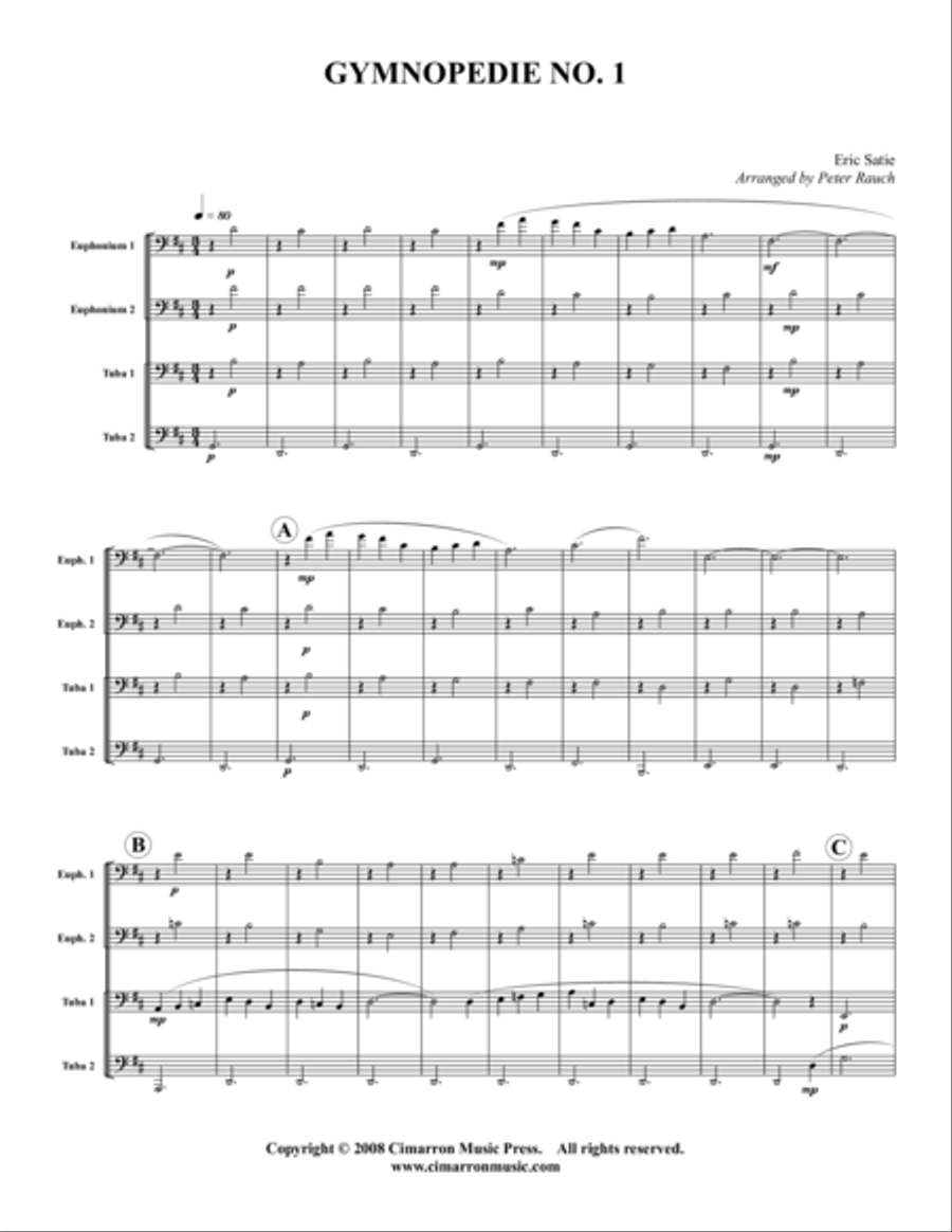 Gymnopedia 1 EETT scores gallery preview page 1