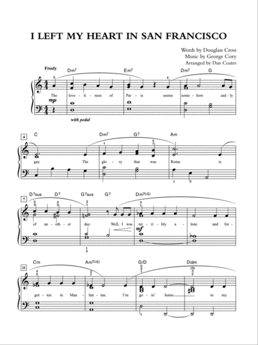 Tony Bennett -- Duets (An American Classic) Easy Piano scores gallery preview page 2