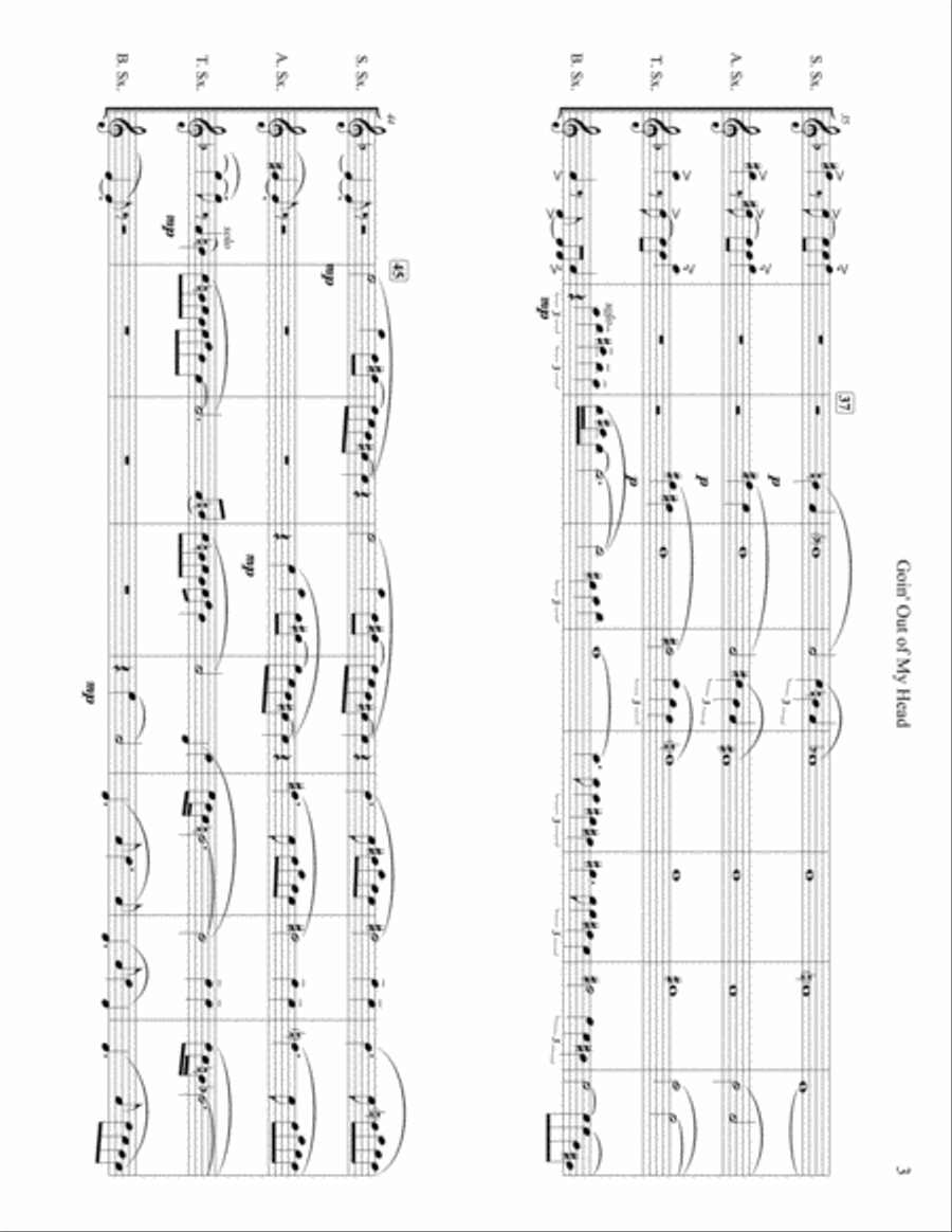 Goin' Out Of My Head Woodwind Quartet scores gallery preview page 4