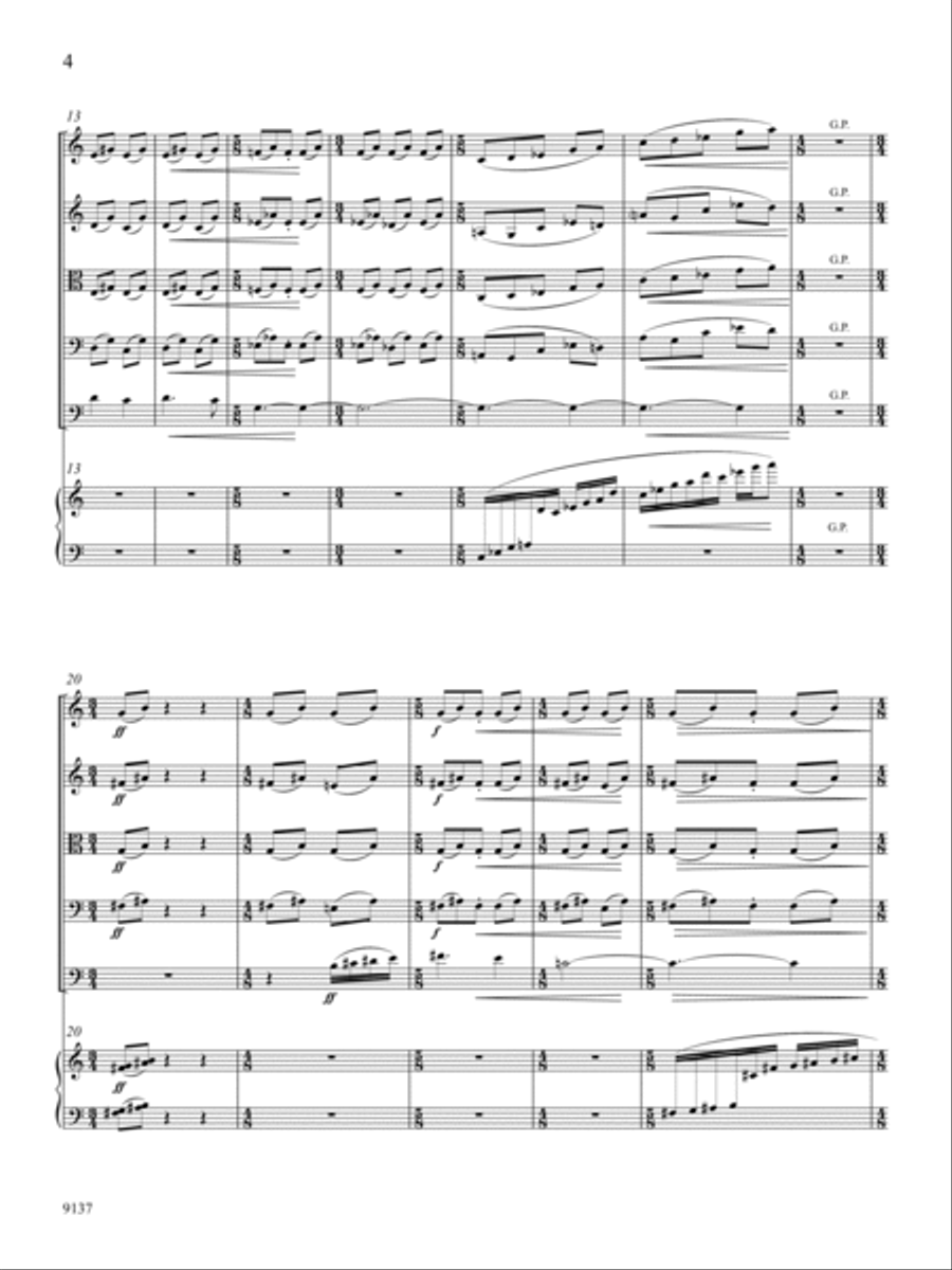 Equality, Justice, Freedom Chamber Music scores gallery preview page 6