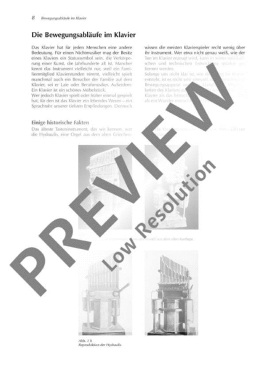 Klavier-Choreographie Piano Solo scores gallery preview page 9
