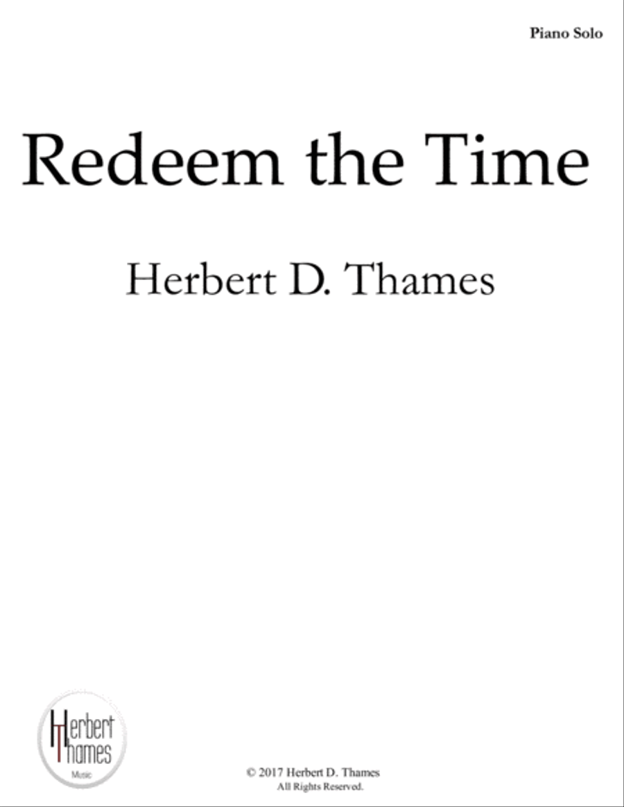 Redeem The Time Piano Solo scores gallery preview page 1