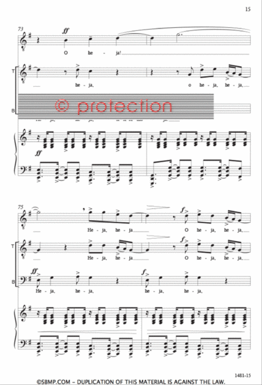 Sisi ni moja - TTB/TBB Octavo TTB scores gallery preview page 14