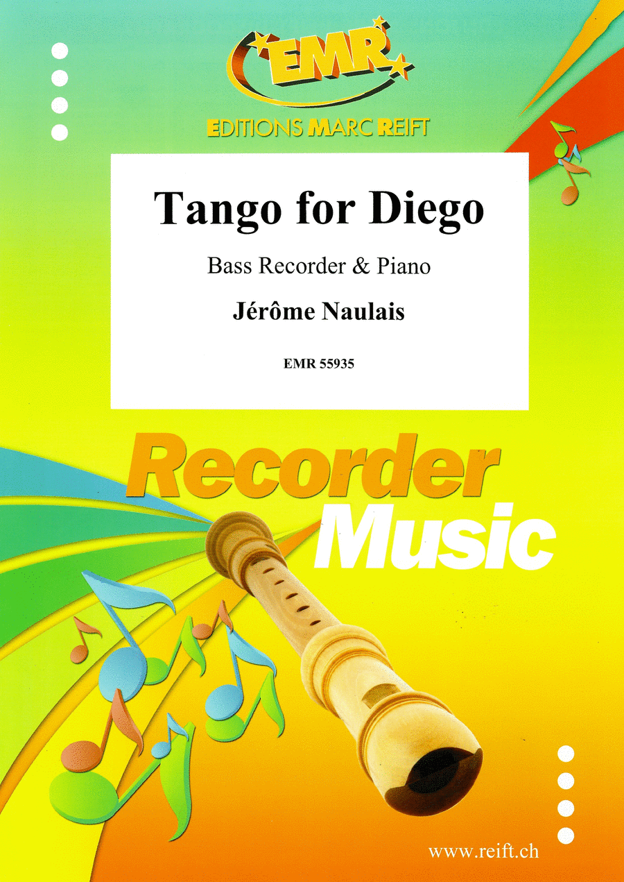Tango for Diego Bass Recorder scores gallery preview page 1