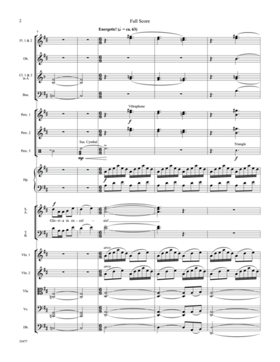 Gloria Choir scores gallery preview page 3