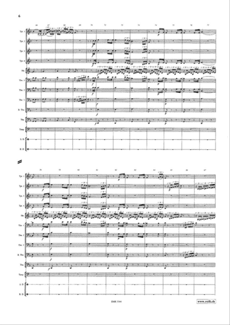 Nabucco Brass Ensemble scores gallery preview page 6