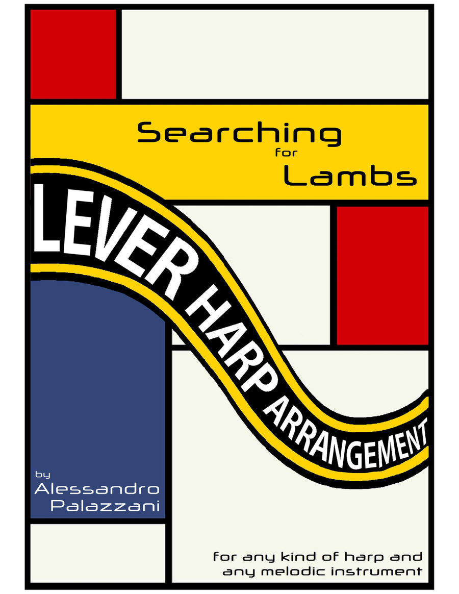 Searching for Lambs - for lever harp Celtic Harp scores gallery preview page 1