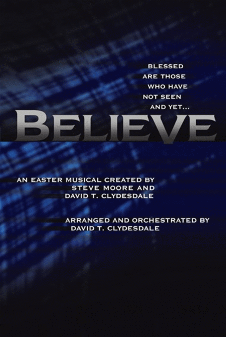 Believe - Choral Book 4-Part scores gallery preview page 1