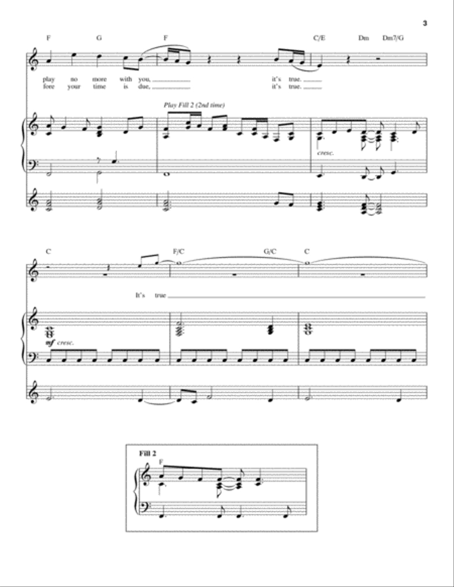 Sister Christian Piano scores gallery preview page 3