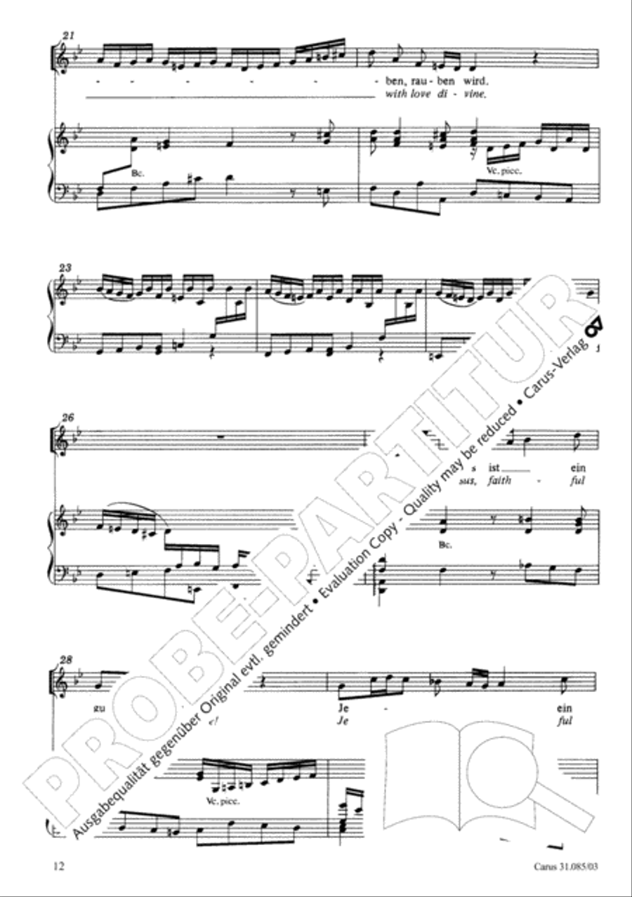 He tends the sheep most well (Ich bin ein guter Hirt) 4-Part scores gallery preview page 13