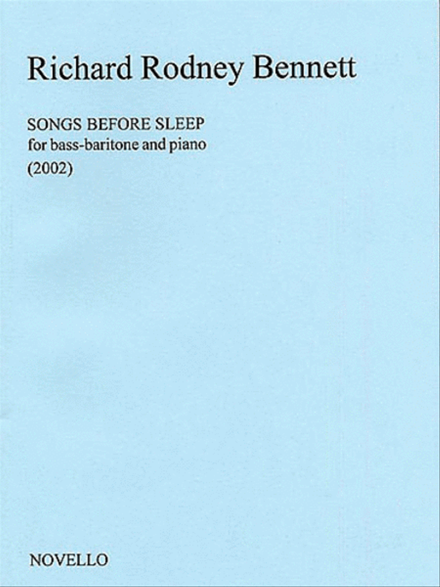 Songs Before Sleep Songs Before Sleep Voice scores gallery preview page 1