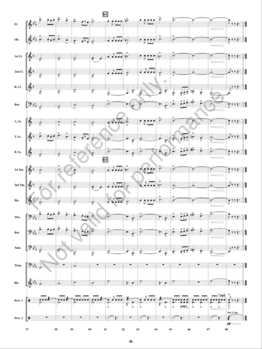 Zeal Zeal Concert Band scores gallery preview page 9