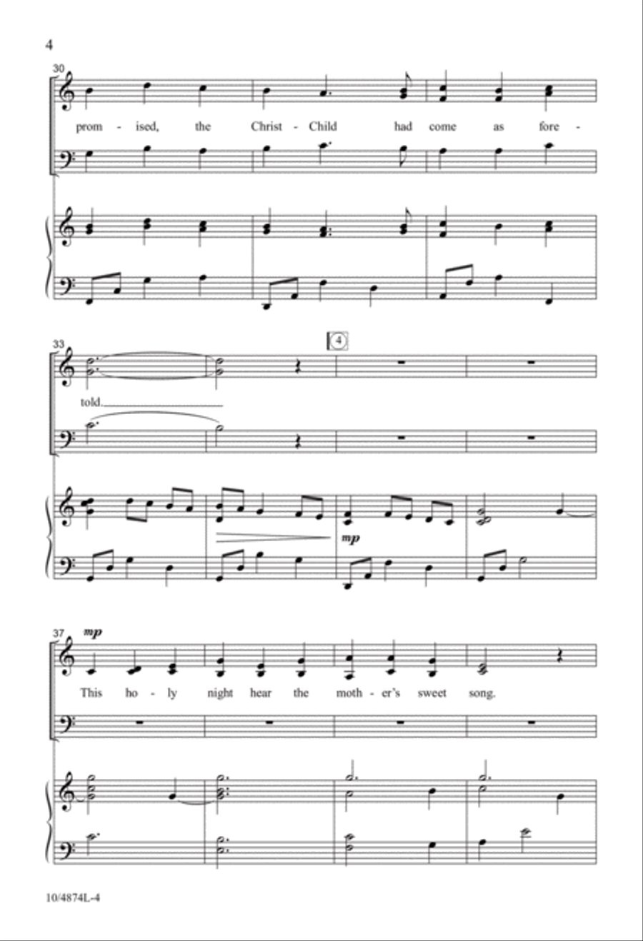This Silent Night 3-Part scores gallery preview page 4