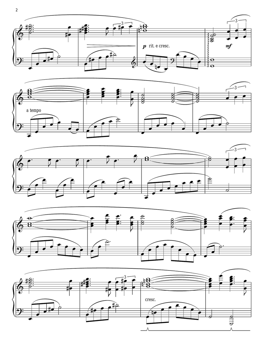 Somewhere In Time (arr. Phillip Keveren) Piano Solo scores gallery preview page 2