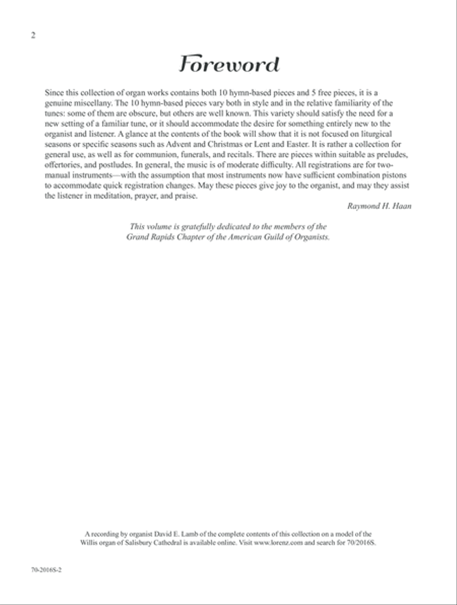 Preludes and Meditations (Digital Delivery) Organ scores gallery preview page 2
