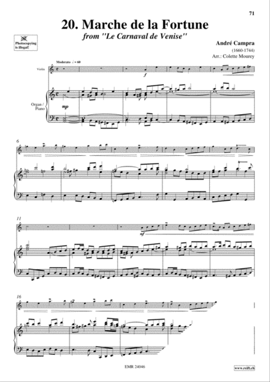 40 Greatest Baroque Hits Volume 1 Violin Solo scores gallery preview page 22