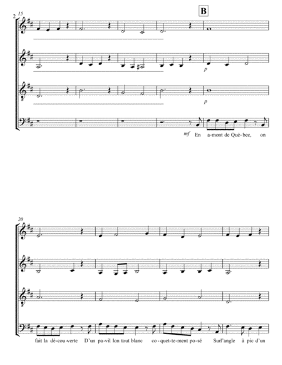 LES OISEAUX DE NEIGE - Spencer Wood Small Ensemble scores gallery preview page 2