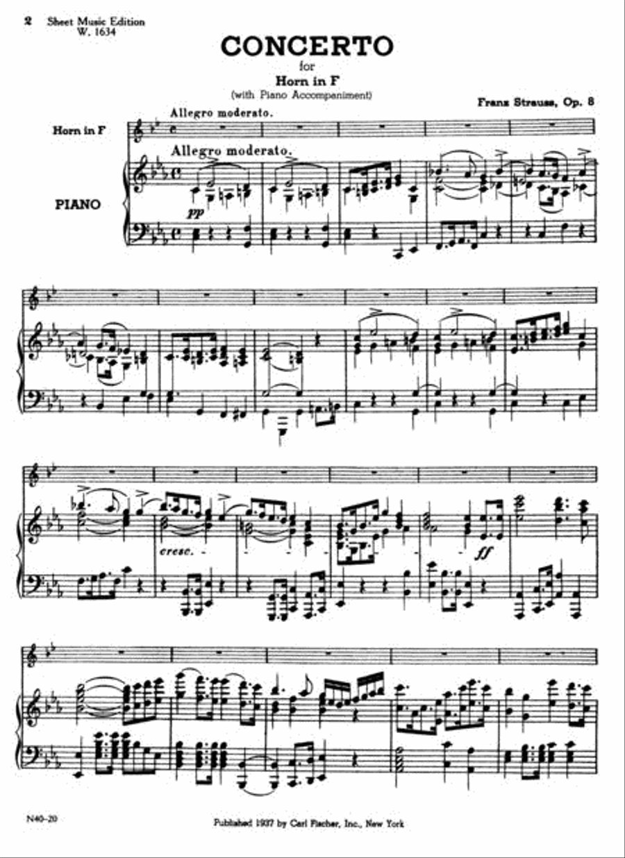 Concerto, Op. 8 Concerto, Op. 8 Piano Accompaniment scores gallery preview page 2
