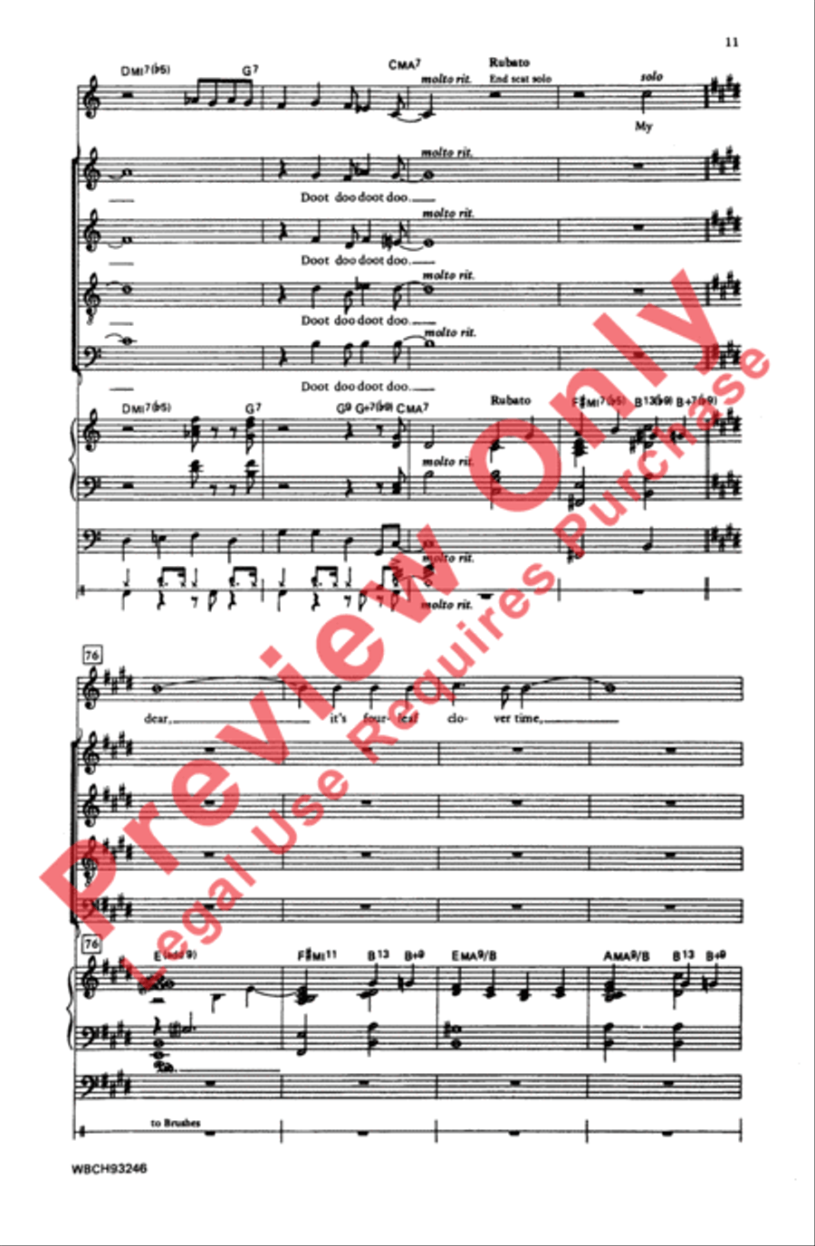 'S Wonderful 4-Part scores gallery preview page 11