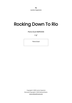 Book cover for Rocking Down To Rio (Piano duet)