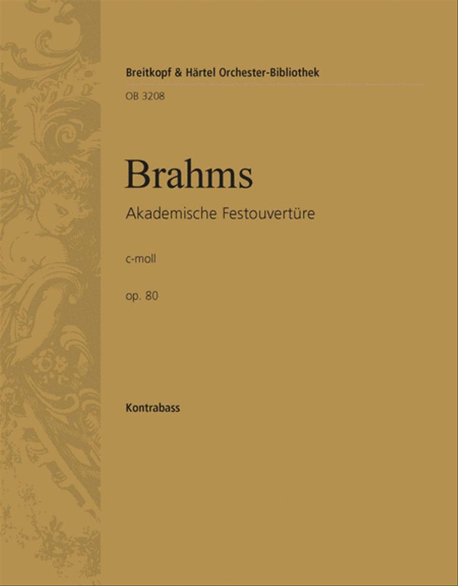 Academic Festival Overture in C minor Op. 80 Orchestra scores gallery preview page 1