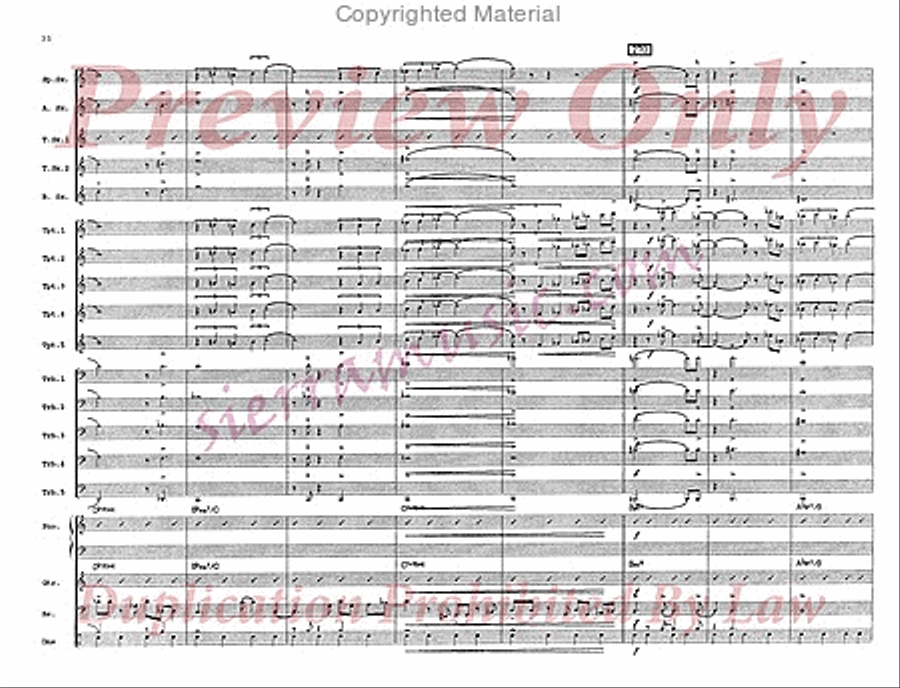 Temple Street Temple Street Jazz Ensemble scores gallery preview page 31