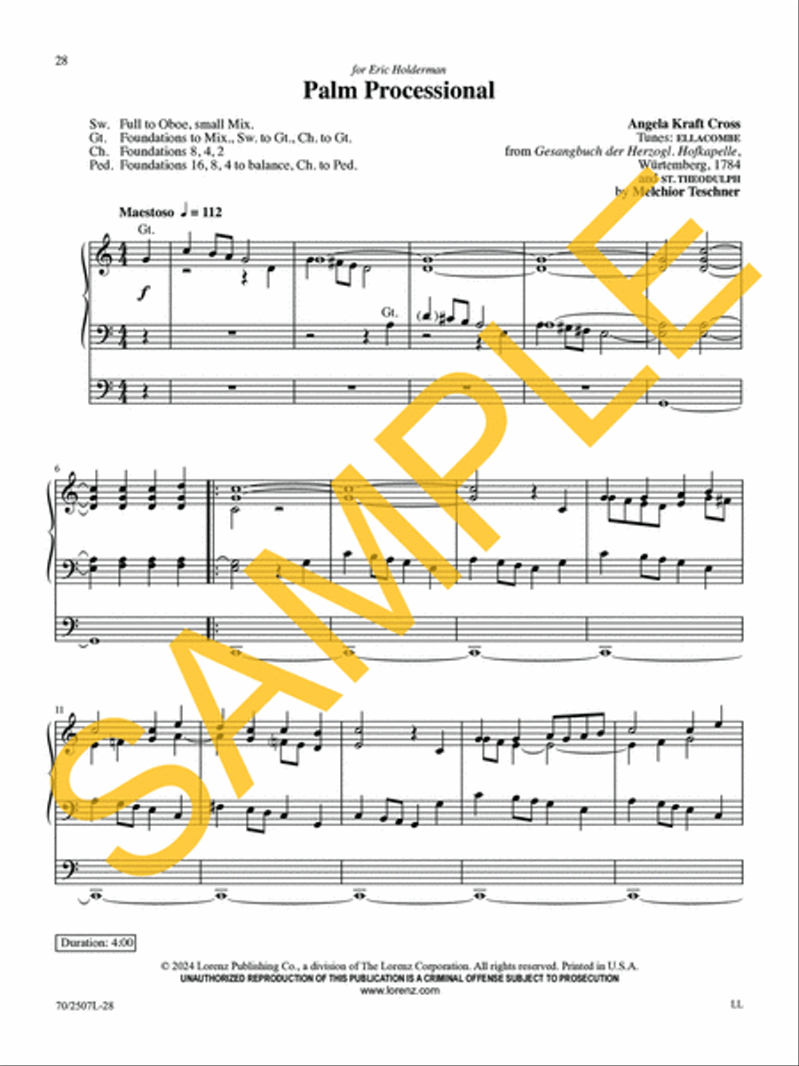Hymn Inventions for Organ Organ Solo scores gallery preview page 21