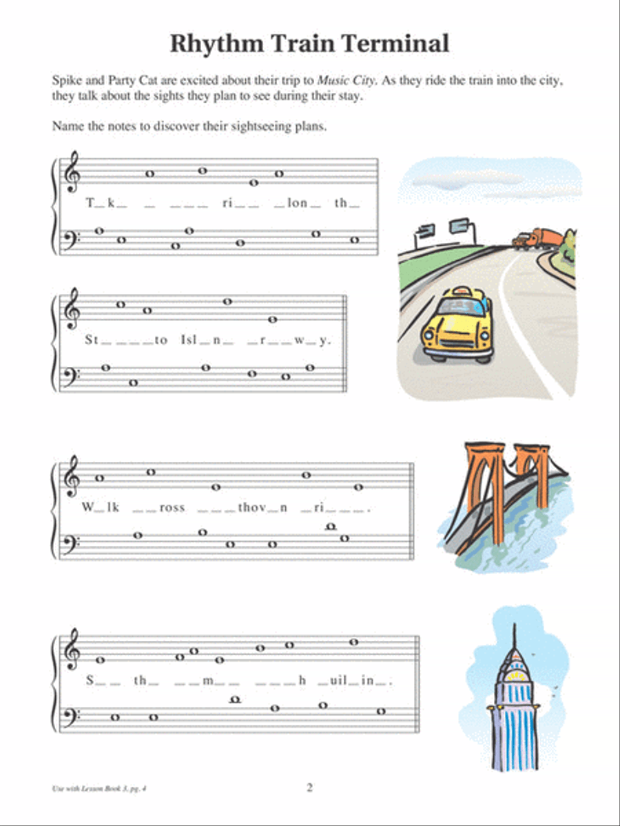 Notespeller for Piano, Book 3 Piano Method scores gallery preview page 2
