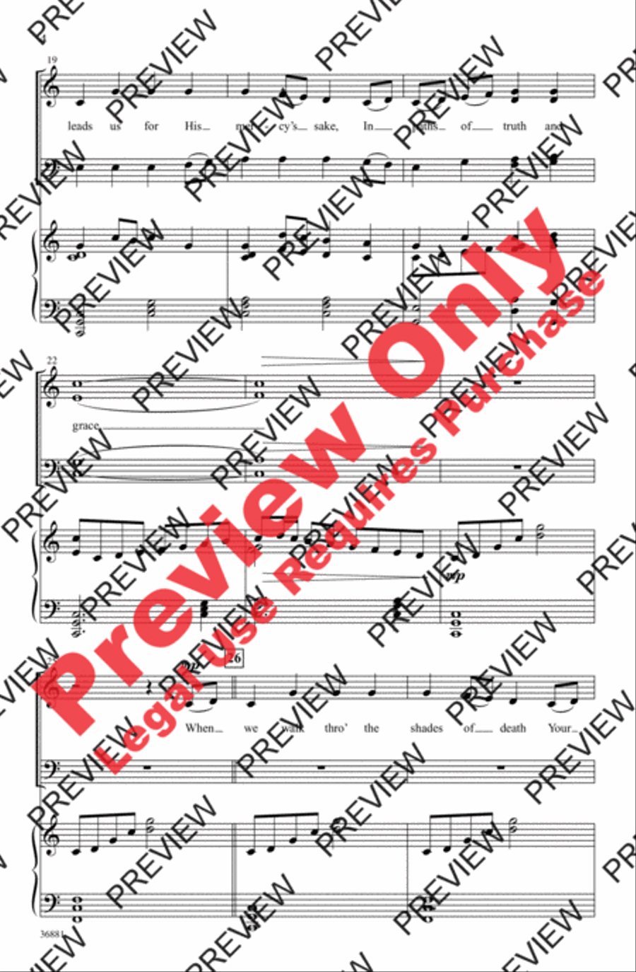 Our Shepherd 4-Part scores gallery preview page 4