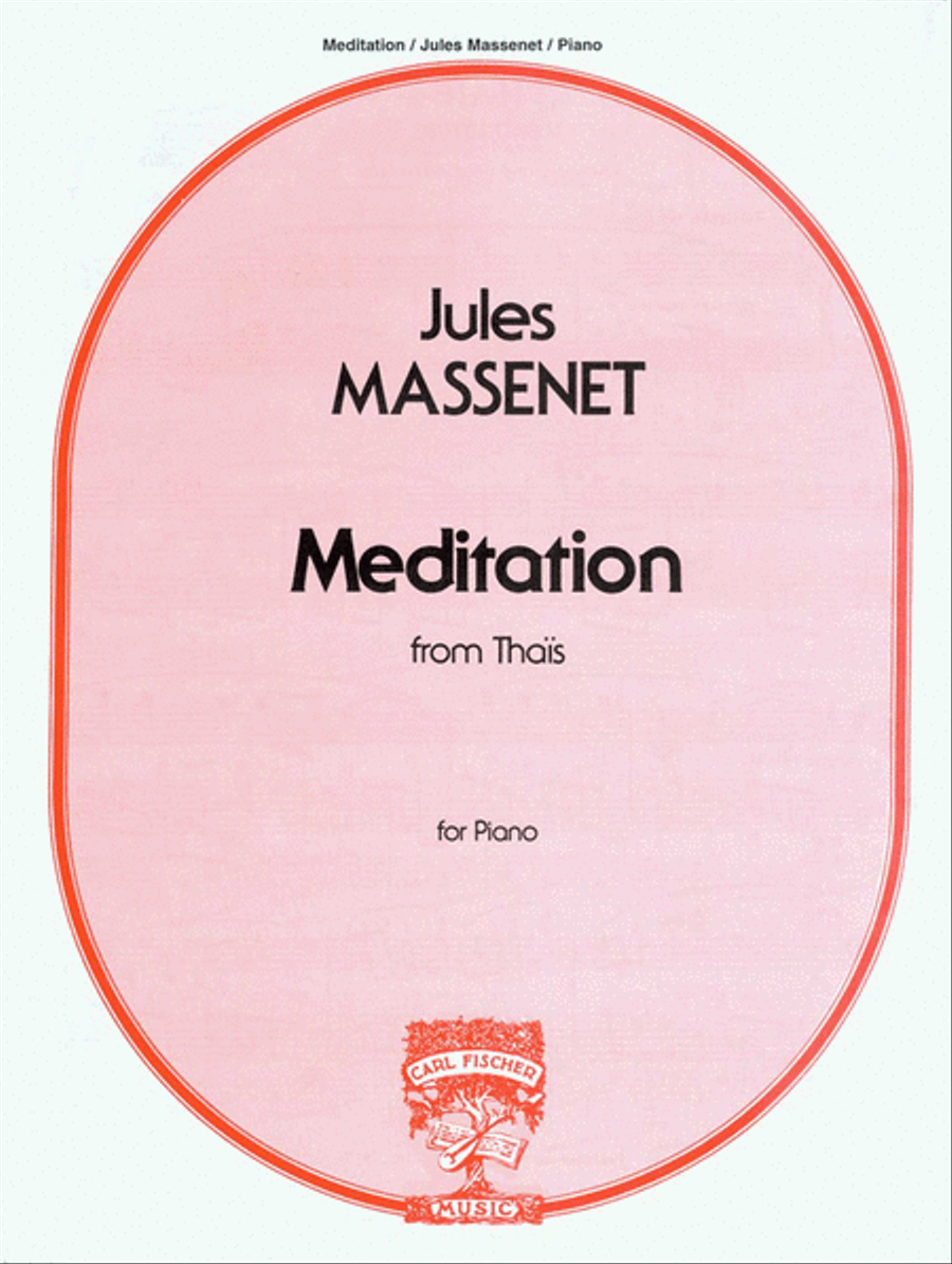 Meditation from Thais Piano Solo scores gallery preview page 1