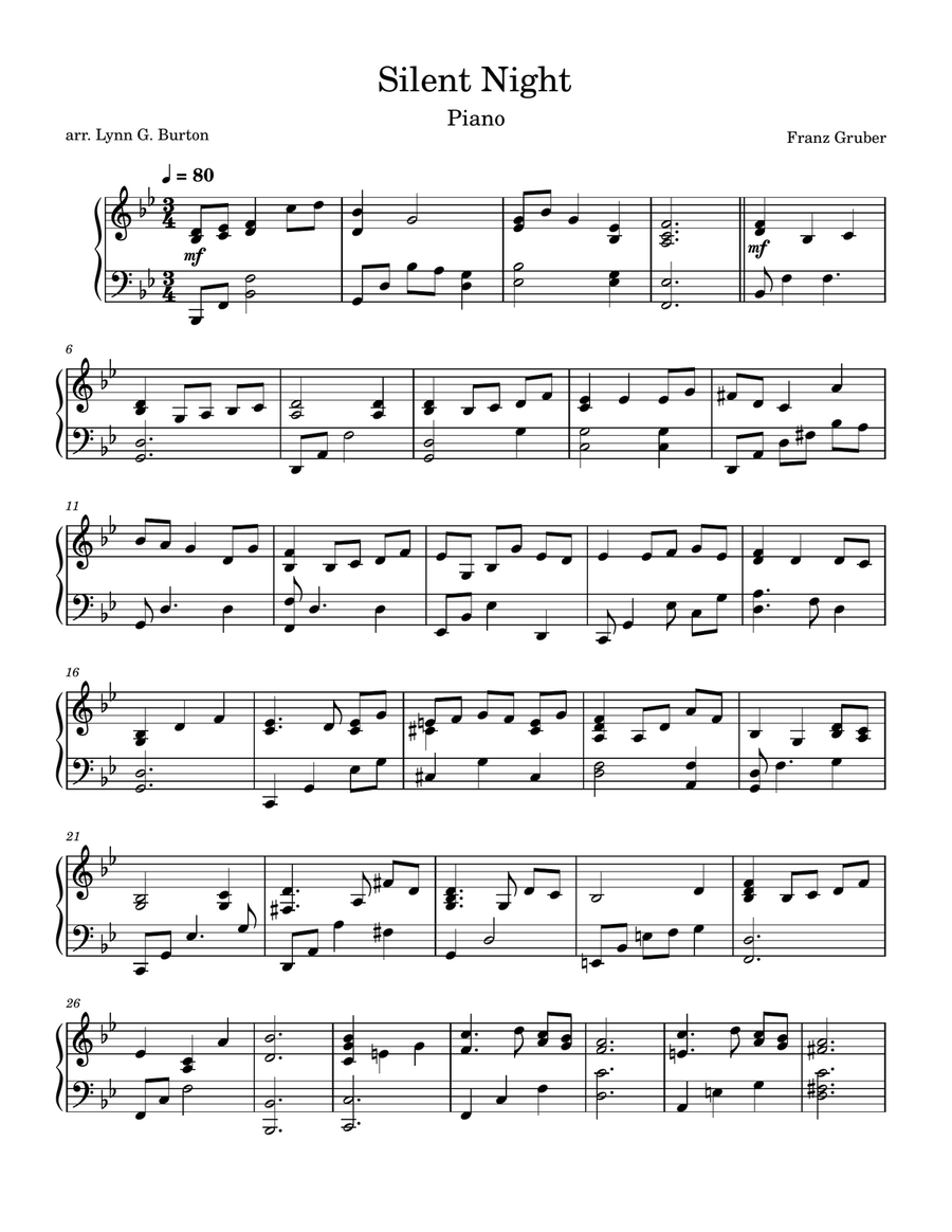 Silent Night Silent Night Viola scores gallery preview page 6