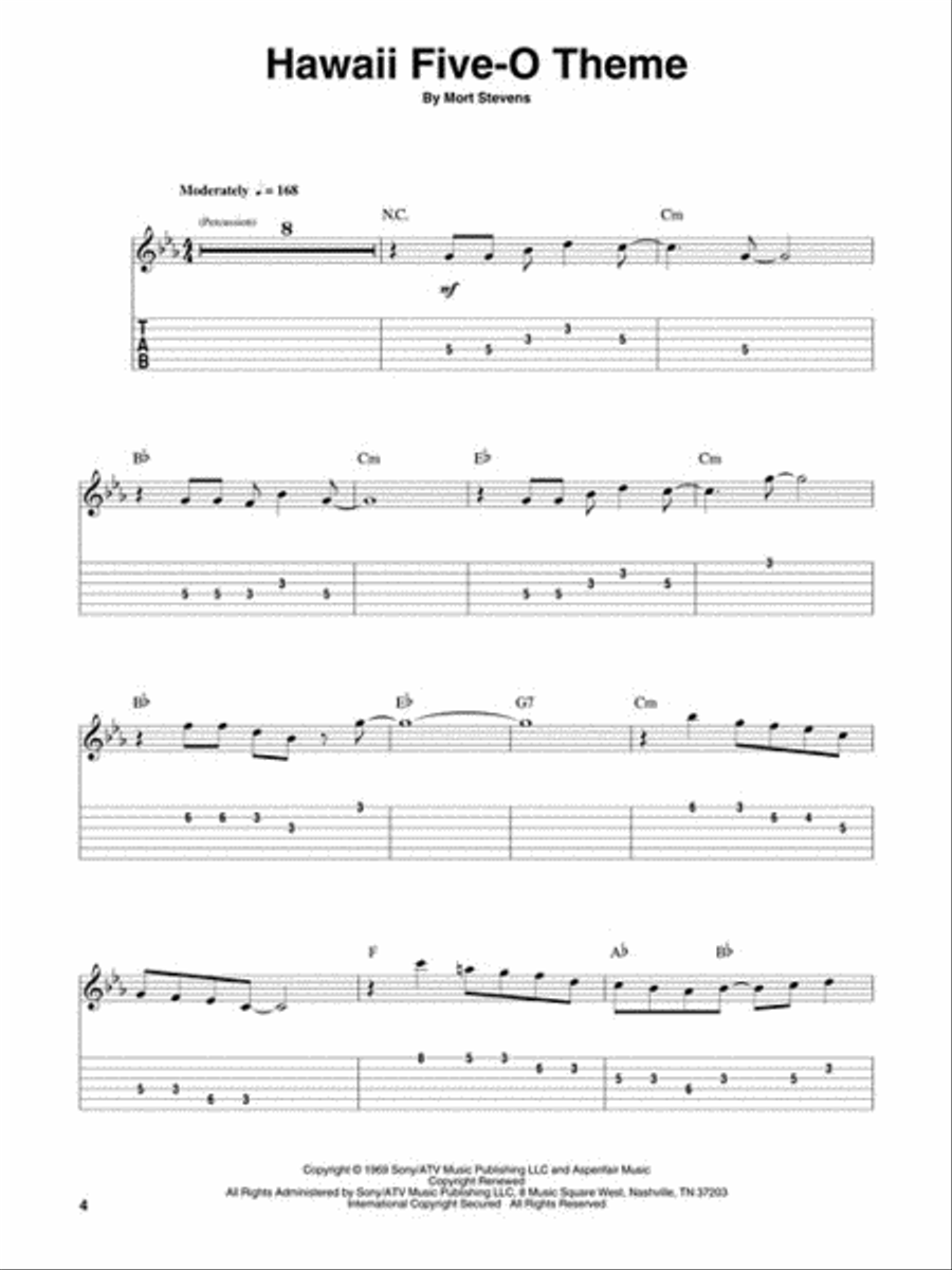 The Ventures The Ventures Electric Guitar scores gallery preview page 5