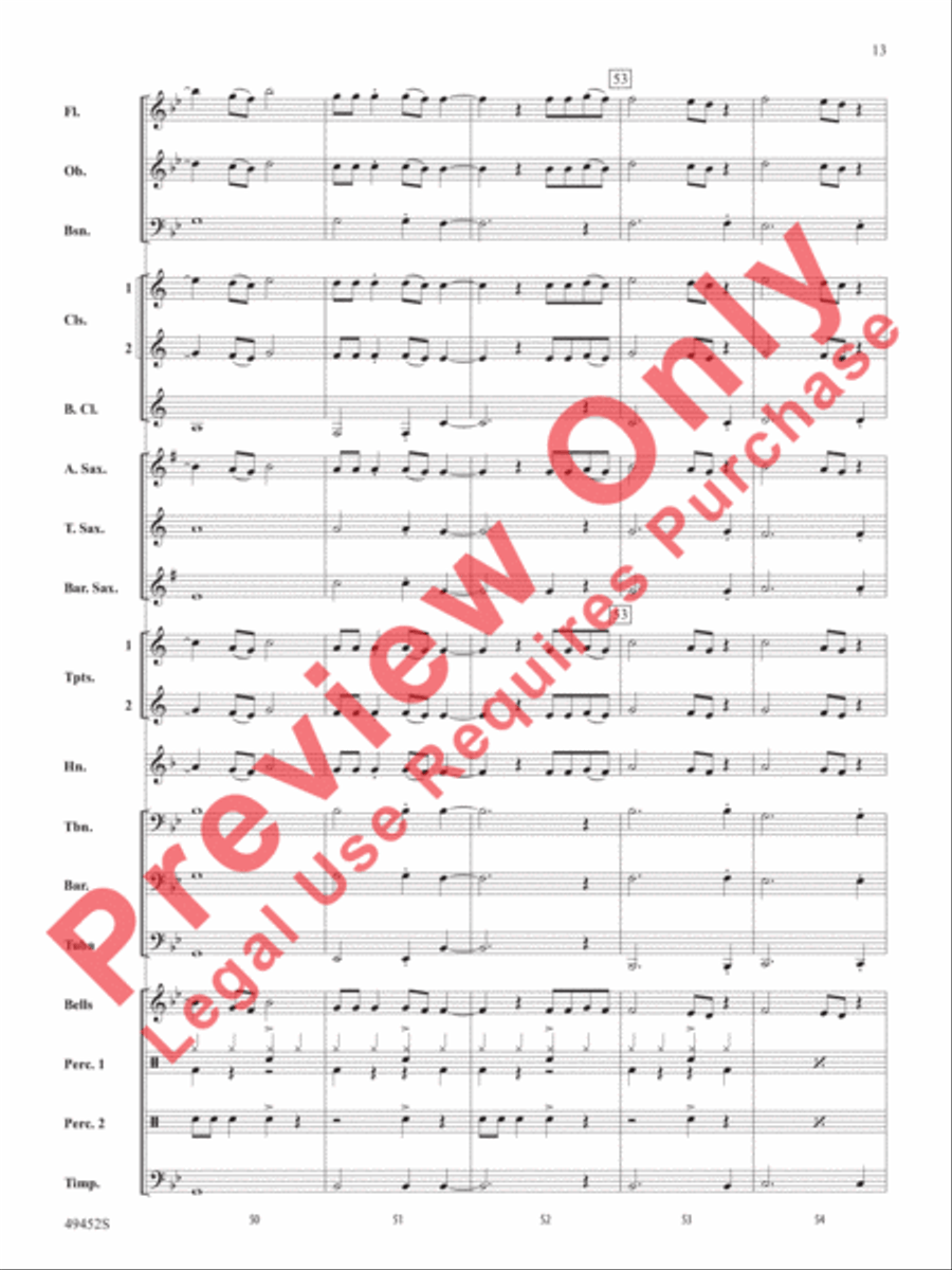Meant To Be Concert Band scores gallery preview page 14