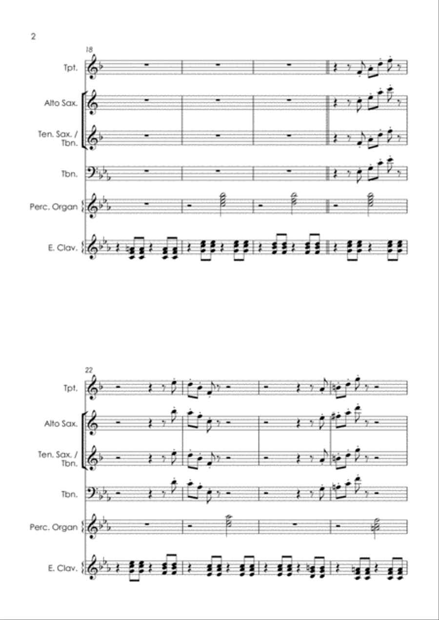Master Blaster Tenor Saxophone scores gallery preview page 3